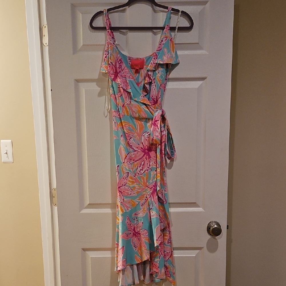 Floral Wrap Dress